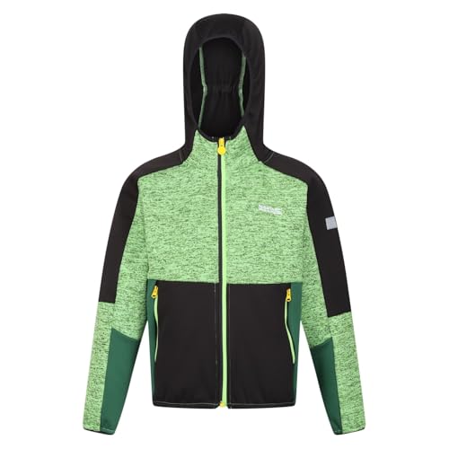 Childrens/Kids Dissolver VII Full Zip Fleece Jacket (9-10 Years) (Jasmine Green/Black)