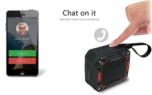 Visiontek Wireless Bluetooth Waterproof Speaker Bti65-900892 #TOP5