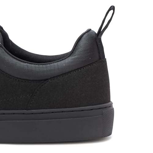 HUGO, Morrie Low Profile Friendly Leather Sneakers, Black Shade, 12 by HUGO - Used condition - Image 4