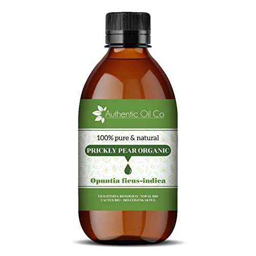Prickly Pear Oil Organic Virgin Grade, Pure and Natural, Cold Pressed, Anti Ageing, Skin Care, Hair Care, DIY Cosmetics, 50ml