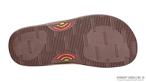 Image of Rainbow Sandals Men's Navigator Premier Leather Orthopedic Foot Bed w /Tapered Strap