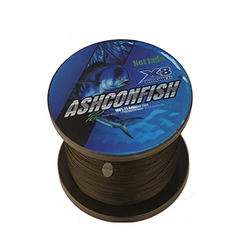 Ashconfish Braided Fishing Line-8 Strands Super Strong Fishing Wire 100M/109Yards-Abrasion Resistant Braided Lines…