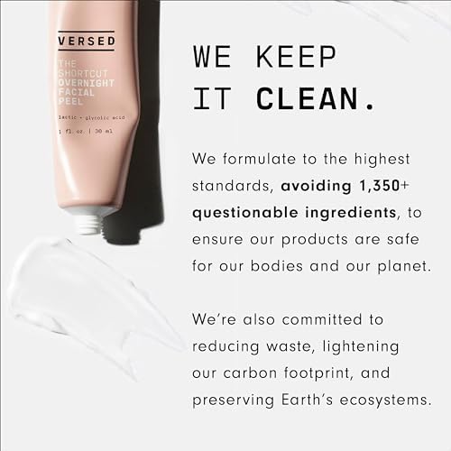 Versed Moisture Maker Hydrating Hyaluronic Serum - Lightweight Face Serum for Dry Skin With Moisturizing Polyglutamic Acid + Snow Mushroom Extract for Soothing + Plumping Hydration Day & Night (1oz)