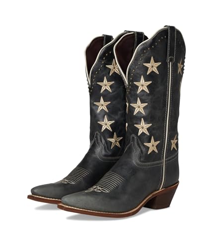 Laredo Womens Serenade Patriotic Snip Toe Pull On Casual Boots Mid Calf Low Heel 1-2" - Blue - Size 6.5 M — gift idea for moms · $129.97