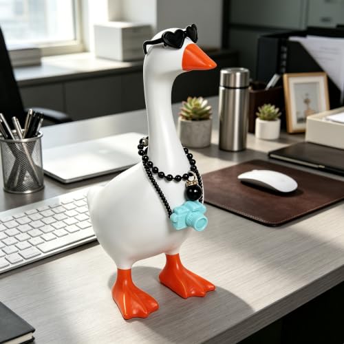 yuboo 16Pcs 7 Inch Desk Goose Outfits Mini Porch Goose Accessories — view 4