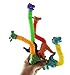 Set of 4 Cute Giraffe Neck Pull and Pop Snap Animal Expanding Flexible Accordion Tube Toy - Free Play - Open Ended Fidget Toy (Set of All 4 Colors)