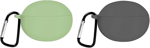 DAYJOY - Funda protectora de silicona suave compatible con auriculares Huawei Freebuds 5i, funda protectora para la piel con llavero (verde claro + DAYJOY - Funda protectora de silicona suave compatible con auriculares Huawei Freebuds 5i, funda protectora para la piel con llavero (verde claro +