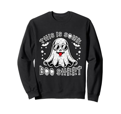 Ghost Halloween This is Some Boo Sheet Funny Halloween Sweatshirt