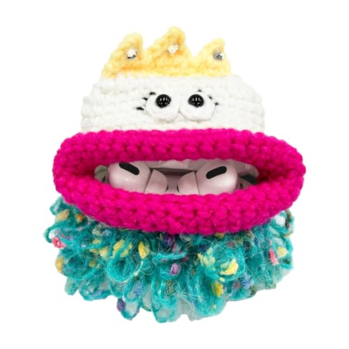 [macaroni edge] �}�J���j�G�b�W �ю��̃}�X�R�b�g AirPods Pro Case �g�ё��R���{ �G�A�|�b�Y �v�� �P�[�X �n���h���C�h ���� ���[ �؍��G�� (�v�����Z�X)