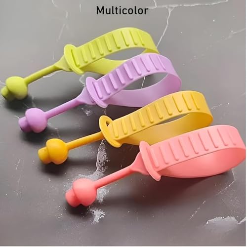 Image of 2Pcs Toilet Seat Lifter For Bathroom Accessories | Toilet Seat Cover Sport Lifter Clip | Silicone Toilet Seat Cover Lifter | Self-Adhesive Toilet Seat Holder (Multicolor)
