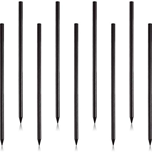 40 Pieces Vintage Wood Hair Sticks Pencil Hair Sticks Chopstick Hair Clip Long Hairpins, Chinese Hair Chopsticks for Women and Girls Bun Hairstyles Decorative Holder, Black 
