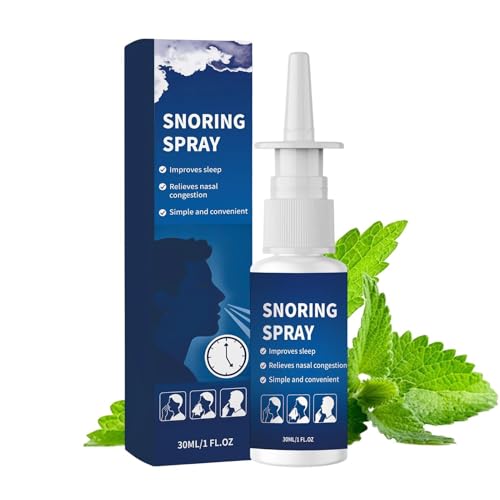 Spray Antironquidos, Spray Nasal Anti Ronquidos 30Ml, Solución Natural Anti-Ronquidos, Mejora El Flujo De Aire, Aliv-ia La Congestión Nasal