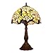Lámpara De Mesa Para Sala De Estar Lámpara De Cabecera Victoriana Estilo Tiffany Vitral Escritorio Luz De Lectura Pantalla De Lámpara 19 Pulgadas De Alto Dormitorio Biblioteca Vintage Banquero
