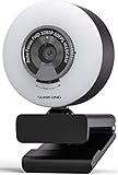 Audio estéreo con 2 micrófonos: micrófonos de alto rendimiento, cancelación de ruido, cancelación de eco y detección clara de sonidos naturales. Muy adecuado para videollamadas, reuniones, streaming Media, eminarios web, cursos en línea, etc.