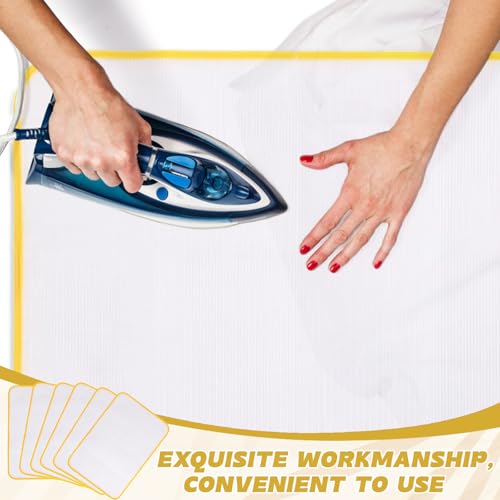 6 Stück Bügeltuch, Bügelmatte, Bügeldecke, Bügelunterlage, Bügelunterlage für Tisch, Verwendet zum Bügeln von Kleidung, Geeignet für Alle Arten von Kleidung(60 * 40cm)