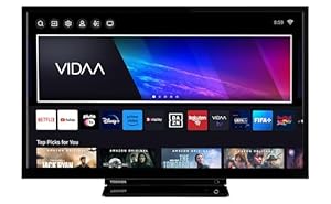 Toshiba Fernseher 24 Zoll Smart TV - VIDAA TV (HD LED TV, HDR, Triple-Tuner) 24WV3463DAZ