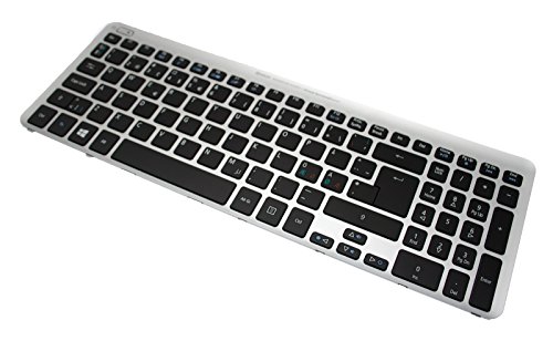 Clavier Acer Aspire V5-571G QWERTY Nordic argenté de rechange pour ordinateur