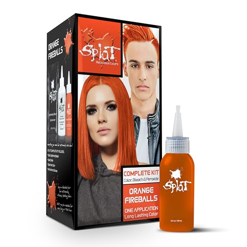 Splat | Orange Fireballs | Original Complete Hair Dye Kit