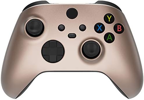eXtremeRate Neon Green Replacement Front Housing Shell for Xbox Series X Controller, Soft Touch Custom Cover Faceplate for Xbox Series S Controller - Controller NOT Included