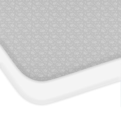 Chicco Draps Housse Next2me Lot de 2 Grey Fox 1 Unité