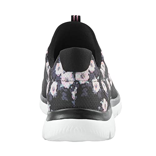 Skechers Skechers Sport SummitsPerfect Blossom Sneaker Womens Sneaker 11 BM US BlackMultiFloral