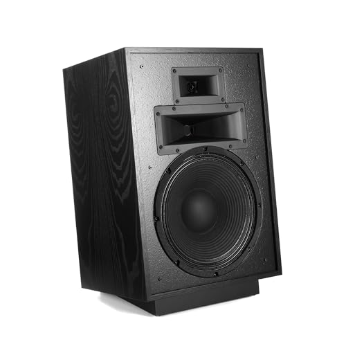 Image of Klipsch Heresy IV Heritage Premium Floorstanding Horn-Loaded Speakers in Black Ash- Pair