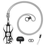 Picture of Kaptron Universal Cell Phone Lanyard: Adjustable Crossbody Cell Phone Strap with Silicone Phone Holder and Phone Tethers