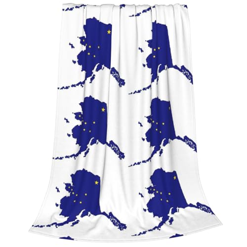 Couverture polaire douce drap de lit chaud plaid canapé Alaska - 3