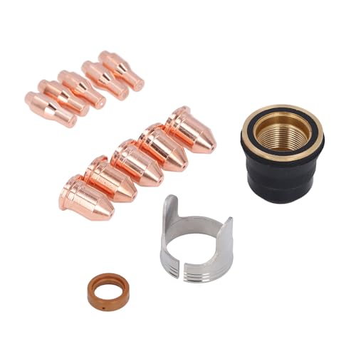 NMLLTB Juego de consumibles for Cortador de Plasma, electrodo IPT45 preciso for una Vida útil Prolongada de la antorcha, maquinaria de Corte por Plasma Cut 55DS Pro Cut 65DS