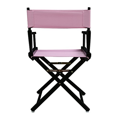 Casual Home 200-02/021-22 Director Chair 18" - Classic Height Blackframe/Pink Canvas #TOP3