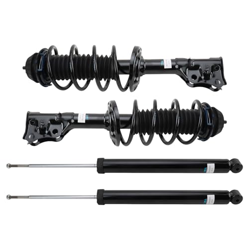 Image of TRQ Front and Rear Complete Strut Assembly & Shock Absorber Kit Complete Strut & Coil Spring Assembly Compatible with 2016-2022 Honda HR-V