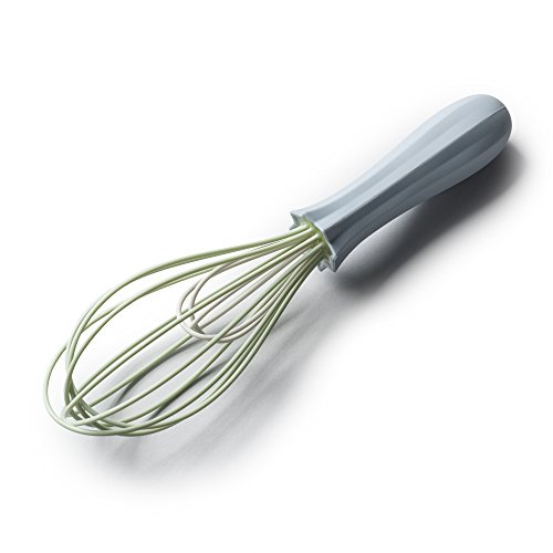 Zeal Stick Non-Scratch Double Headed Balloon Whisk, Silicone, Duck Egg Blue, 26 cm