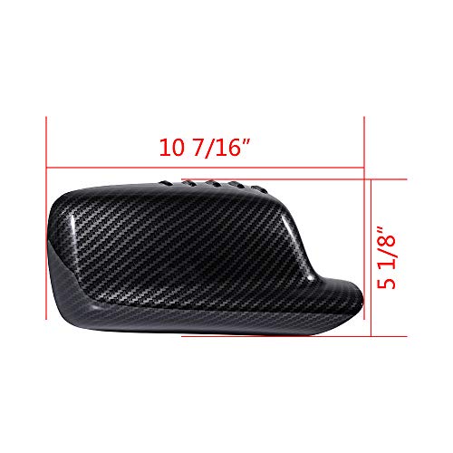 Astradepot 1 Pair Carbon Fiber Side Mirror Cover Compatible With Bmw 7-Series E65 E66 E67 E46 325Ci 330Ci Coupe Cabrio 2Dr #TOP2