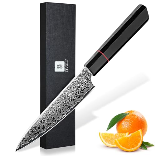 TIVOLI Damascus Utility Knife - VG10 High Carbon Steel