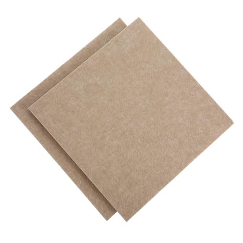 Xmas 2 Pcs Self Adhesive Felt Bulletin Board Tiles Beige