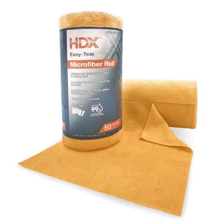 HDX Easy-Tear Microfiber Cloth Roll