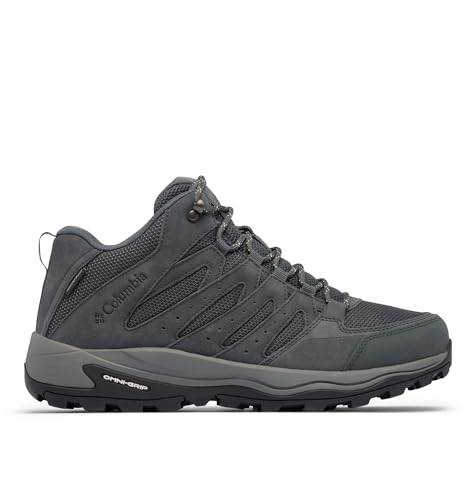 Columbia Chaussures imperméables Redmond IV Mid, conçues pour résister aux éléments, maille respirante, embout robuste, semelle intercalaire légère, adhérence supérieure - Hommes