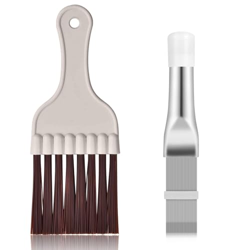2 Stücke Lamellenkamm Trockner,Kondensator Kamm Trockner Reinigungsbürste,Kondensatorkamm,Klimaanlage Lamellenreiniger Brushes,Klimaanlagenreiniger...