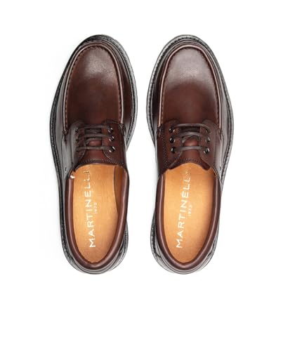 MARTINELLI Glenmore Chaussures Bateau Homme | Cuir | Lacets | Marron – vue 5