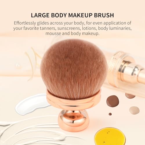 image for docolor Extra Large Body Makeup Brush For Self Tanner, 3 Inch Width Se