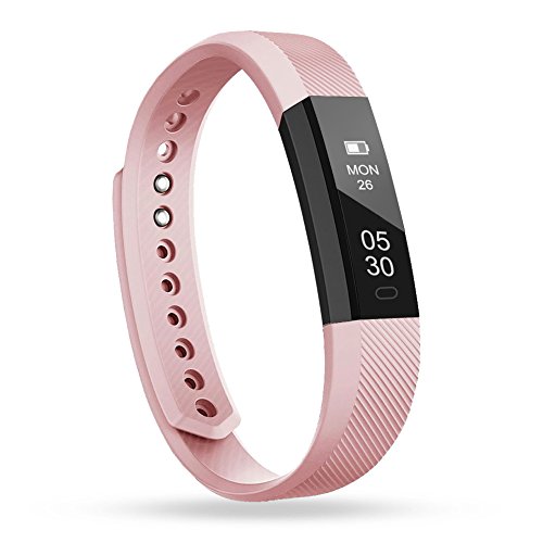 Lintelek Fitness Tracker Watch, Slim IP67 Waterproof Activity Tracker with Step Counter/Calorie Counter/Sleep Monitor, Bluetooth Pedometer Wristband for iphone and Android Smartphone