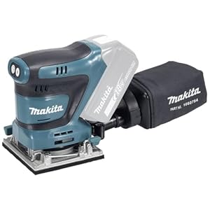 Makita DBO484Z Accu-vlakschuurmachine, 18 V (zonder accu, zonder oplader)