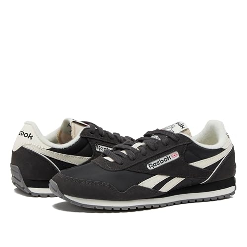 Reebok Women's Classic AZ Legacy Sneakers for Women, Casual Athletic Womens Shoes, Washed Black/Washed Black/Chalk, 8