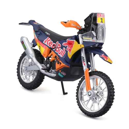 Miniatura 7 de Ktm 450 Rally Bburago 18-51070 Factory Racing Team 1, 18 Moldeados A Presión, Ordenados