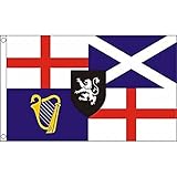 Material: Polyester 100D AZ FLAG Flagge Vereinigtes KÖNIGREICH Lord Protectors 1658-1659 150x90cm - BRITISCHE Fahne 90 x 150 cm - flaggen Top Qualität