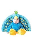 LY WONDERFUL Halloween 3-24M Animal Lobster Peacock Octopus Lion Chick Crab Baby Toddler Funny Costume Cosplay Romper (Green, 6-12M)