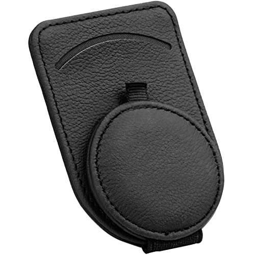 CHUNWILL Soporte de gafas para coche, soporte para gafas de sol, coche, ticket tarjetas, clip gafas, soporte magnético para parasoles de coche (negro) Cover