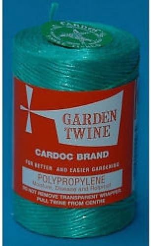 Garden Twine Cardoc Spool Green Polypropylene Garden Twine 100gFast Postage
