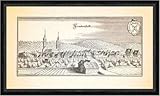  Kunstdruck Freudenstadt Schwarzwald Schwaben Silberbergwerk Stadtkirche Faks_Merian 0837