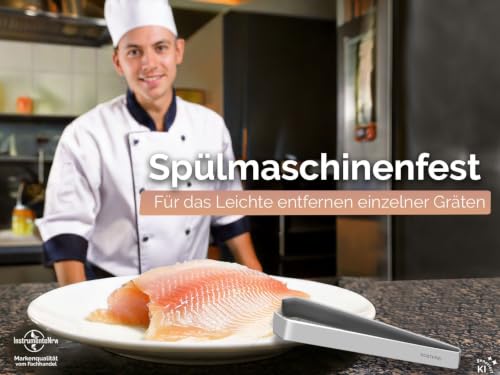 Foto von Grätenzange Profi-Qualität aus Edelstahl
